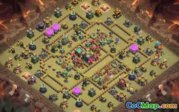 Top Copy Base Layouts for Town Hall 14 #49824