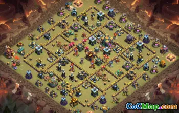 Top Town Hall 14 Base Layouts for Clash of Clans #49933