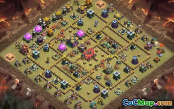 Best TH14 Clash of Clans Base Layouts #50446
