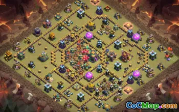 Top Town Hall 14 Base Layouts with Copy Link #50450