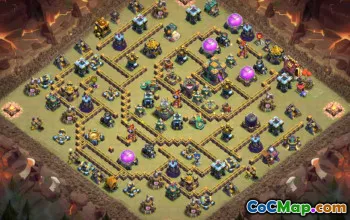 Copy Town Hall 14 Base Layouts with Link #50455