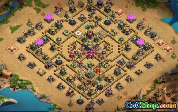 Top Town Hall 14 Base Layouts with Copy Link #51734