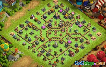 Top Town Hall 14 Base Layouts for Clash of Clans #51952