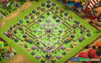 Top Town Hall 14 Base Layouts with Links #51983