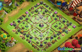 Top Copy Base Layout for Town Hall 14 #51990