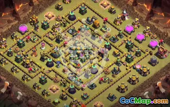Top TH14 Clash of Clans Base Layouts with Copy Link #54357