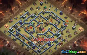 TH14 War Base: Anti 2 Star & Asymmetric Design Guide #23909