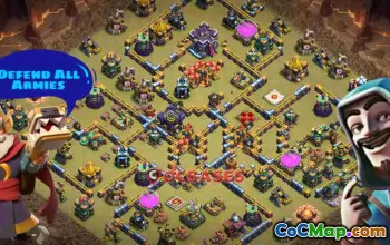 TH14 War Base - Anti 3 Stars & All Troops 💥 | Clash of Clans #22829