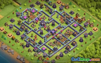 TH15 Defense Trophy Base with Link | Clash of Clans 2025 #49336