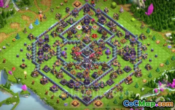 TH15 Farming Base: Anti 3 Stars Hybrid Layout & Link #22159