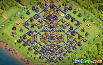 TH15 Farming Base Copy - Anti 3 Stars Hybrid Design #21880