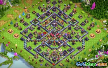 TH15 Farming Base Link: Anti-3 Stars Hybrid Design #22085