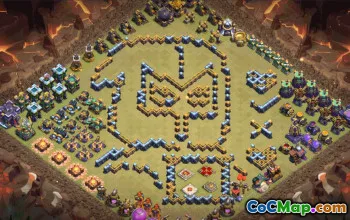 Copy Town Hall 15 Base Layout #34071