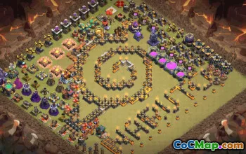 Town Hall 15 Base Layout Copy #34089