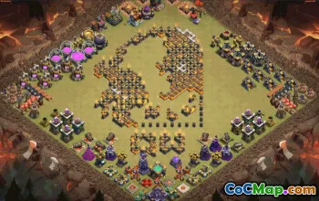 Town Hall 15 Base Layout Copy #34095