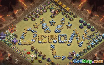 TH15 Base Copy for CoC: Funny Map #34134