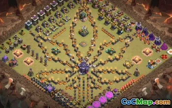 Copy Town Hall 15 Base Layout #34247