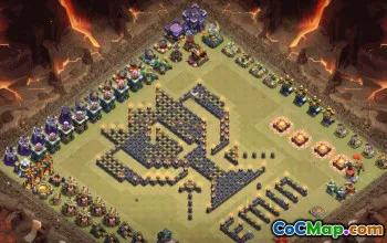 Copyable Town Hall 15 Base Layout for CoC #34352