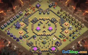 Copy Town Hall 15 Base Layout for CoC #34357