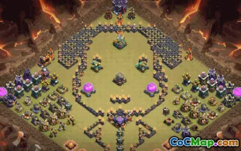 Town Hall 15 Base Layout Copy #34358