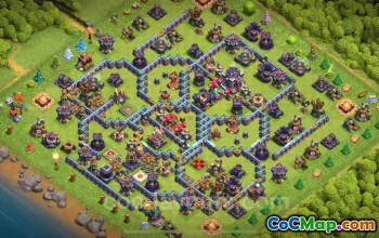 TH15 Trophy Base Copy Link - Clash of Clans Defense #22013