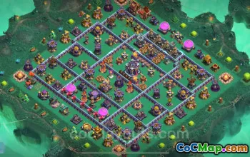 TH15 Trophy Base - Hybrid Layouts for Clash of Clans 2025 #26753