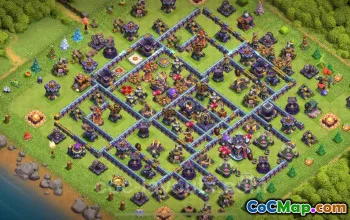 TH15 Trophy Base Link for Clash of Clans - Defense Strategy #22105