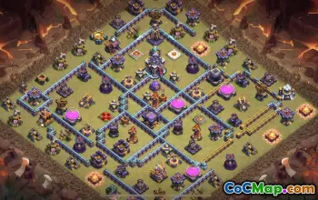 town hall 15, trophy/war/farming base layout #40228