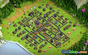 town hall 15, trophy/war base layout #34063