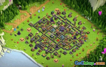 Town Hall 15 Base Layout Copy #34065