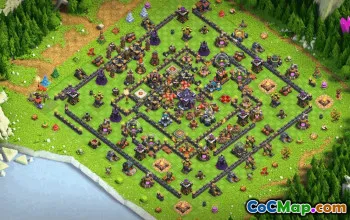 Town Hall 15 Base Layout Copy #34076