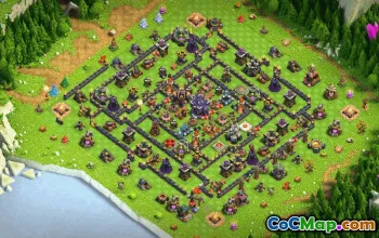 Clash of Clans TH15 Base Layout Copy #34078