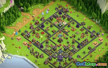 town hall 15, trophy/war base layout #34082