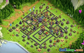 Copy Town Hall 15 Base Layouts #34184