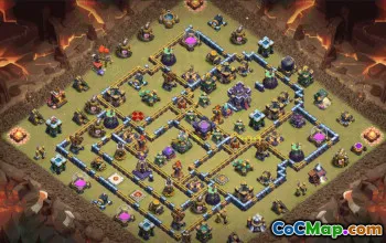 Town Hall 15 Base Layout Copy #34273