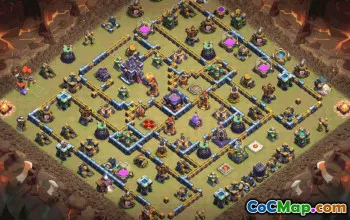 Town Hall 15 Base Layout Copy #34278