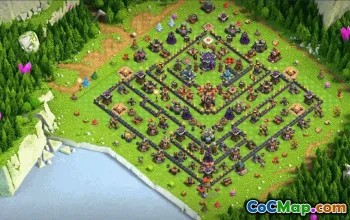 Town Hall 15 Copy Base Layout #34293