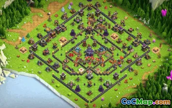 Town Hall 15 Base Layout Copy #34303