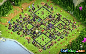 Copy Base Layout for CoC Town Hall 15 #34304