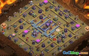 town hall 15, trophy/war base layout #34315