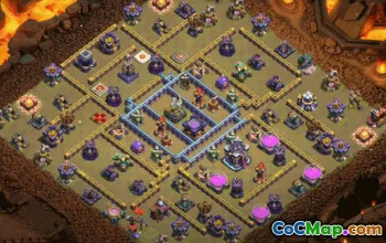 town hall 15, trophy/war base layout #34316