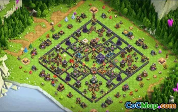 Town Hall 15 Base Layout Copy #34362