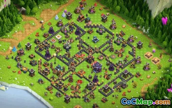 town hall 15, trophy/war base layout #34364