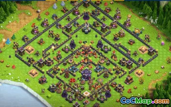 Copy Town Hall 15 Base Layout #34452