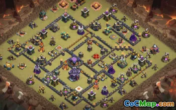 town hall 15, trophy/war base layout #34473