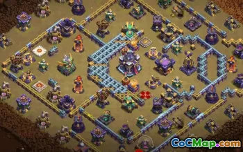 town hall 15, trophy/war base layout #34663