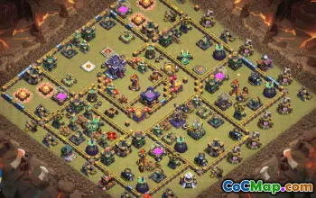 Top CoC Town Hall 15 Base Layouts & Map #35913