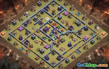 town hall 15, trophy/war base layout #36690