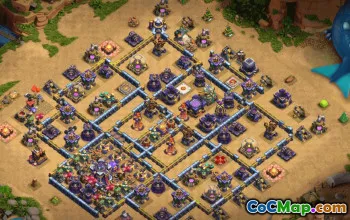 Top Town Hall 15 Base Layouts with Copy Link #37070