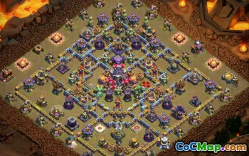 town hall 15, trophy/war base layout #37488